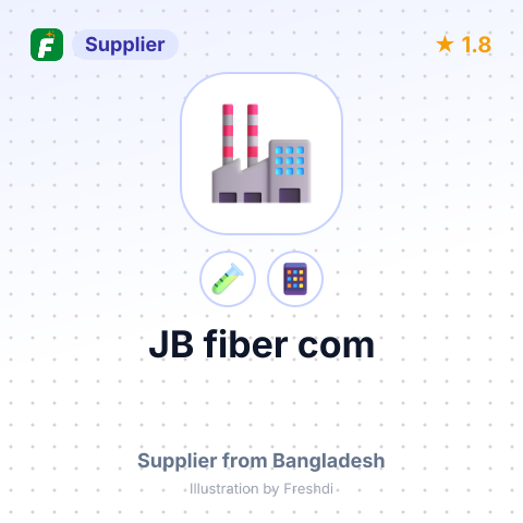 JB fiber com – summary card, no photo uploaded yet