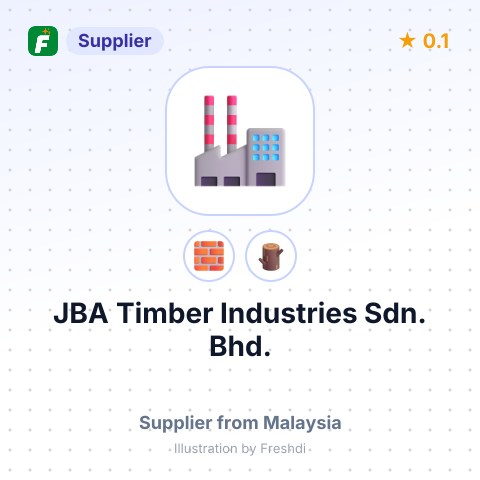 JBA Timber Industries Sdn. Bhd. – summary card, no photo uploaded yet