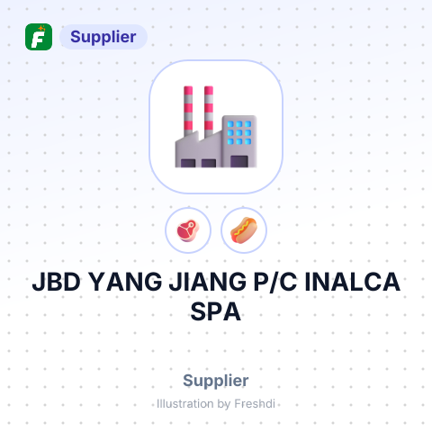 JBD YANG JIANG P/C INALCA SPA – summary card, no photo uploaded yet
