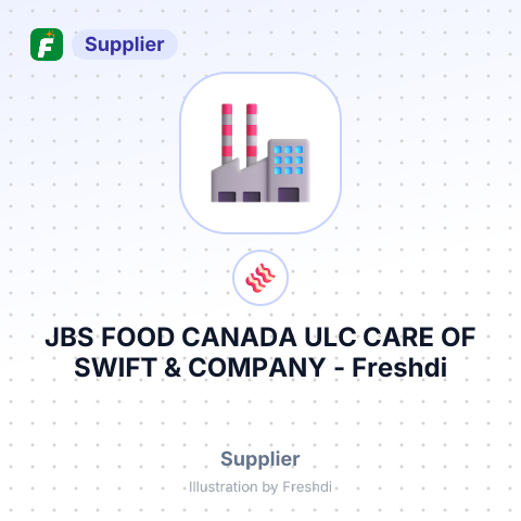 JBS FOOD CANADA ULC CARE OF SWIFT & COMPANY – summary card, no photo uploaded yet
