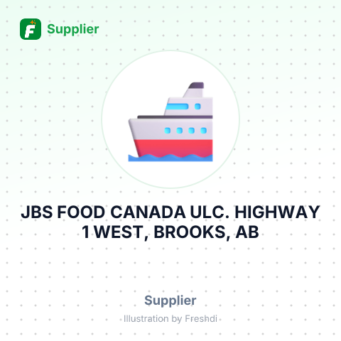 JBS FOOD CANADA ULC. HIGHWAY 1 WEST, BROOKS, AB – summary card, no photo uploaded yet