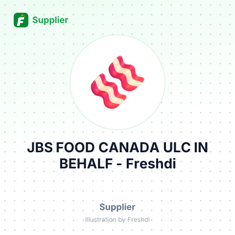JBS FOOD CANADA ULC IN BEHALF – summary card, no photo uploaded yet
