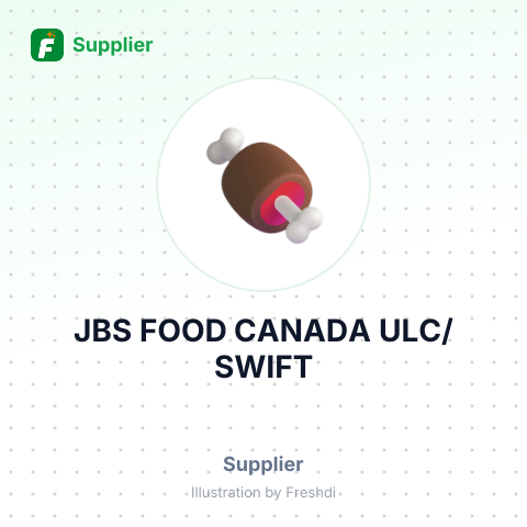 JBS FOOD CANADA ULC/SWIFT – summary card, no photo uploaded yet