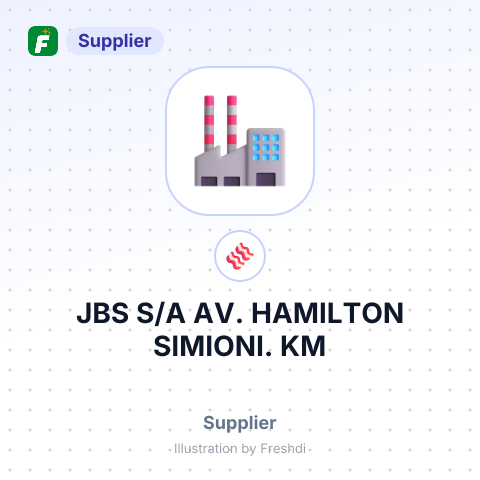 JBS S/A AV. HAMILTON SIMIONI. KM – summary card, no photo uploaded yet