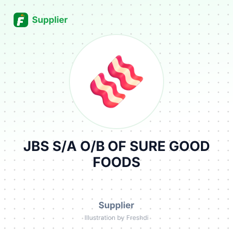 JBS S/A O/B OF SURE GOOD FOODS – summary card, no photo uploaded yet