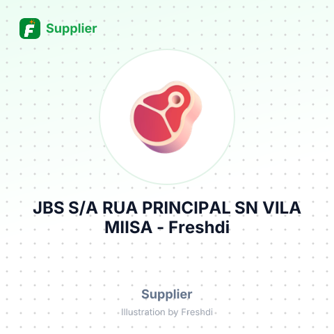 JBS S/A RUA PRINCIPAL SN VILA MIISA – summary card, no photo uploaded yet