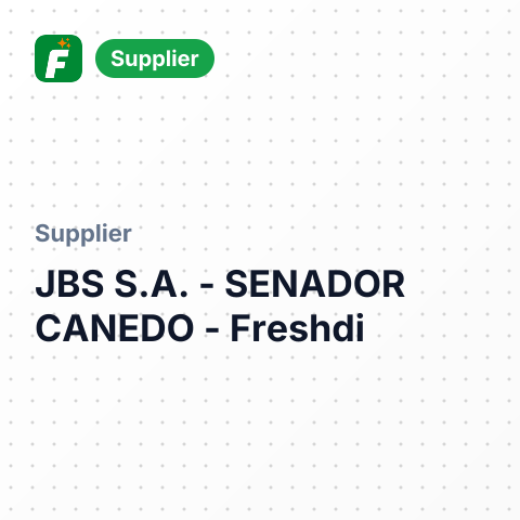 JBS S.A. - SENADOR CANEDO – summary card, no photo uploaded yet