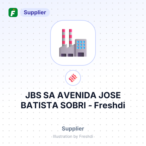 JBS SA AVENIDA JOSE BATISTA SOBRI – summary card, no photo uploaded yet