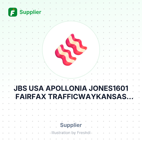 JBS USA APOLLONIA JONES1601 FAIRFAX TRAFFICWAYKANSAS CITY, KS – summary card, no photo uploaded yet