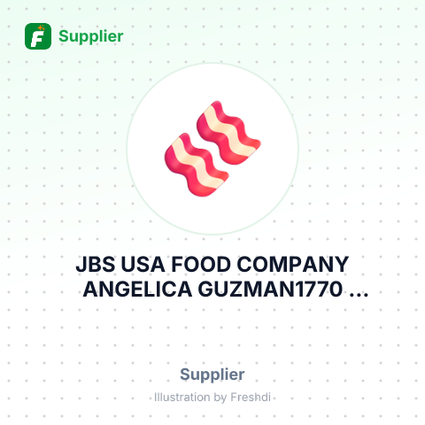 JBS USA FOOD COMPANY ANGELICA GUZMAN1770 PROMONTORY CIRCLEGREELEY, CO – summary card, no photo uploaded yet