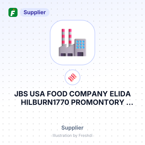 JBS USA FOOD COMPANY ELIDA HILBURN1770 PROMONTORY CIRCLEGREELEY, CO – summary card, no photo uploaded yet