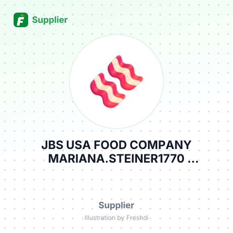 JBS USA FOOD COMPANY MARIANA.STEINER1770 PROMONTORY CIRCLEGREELEY, CO – summary card, no photo uploaded yet
