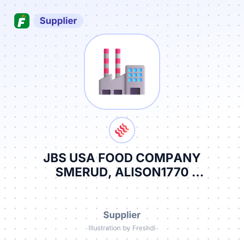 JBS USA FOOD COMPANY SMERUD, ALISON1770 PROMONTORY CIRCLEGREELEY, CO – summary card, no photo uploaded yet