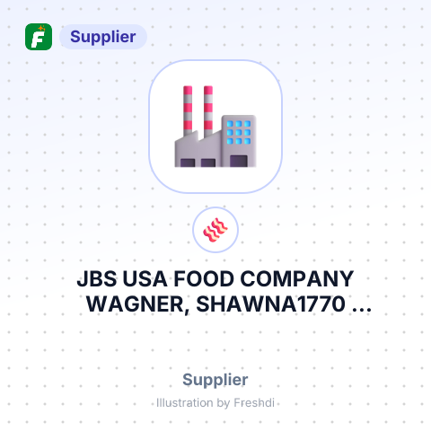 JBS USA FOOD COMPANY WAGNER, SHAWNA1770 PROMONTORY CIRCLEGREELEY, CO – summary card, no photo uploaded yet