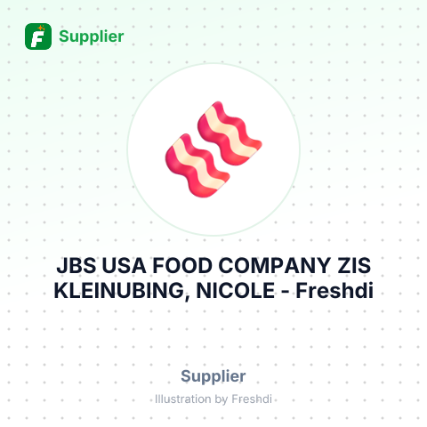 JBS USA FOOD COMPANY ZIS KLEINUBING, NICOLE – summary card, no photo uploaded yet
