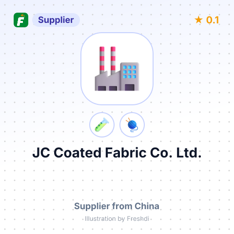 JC Coated Fabric Co.,Ltd. – summary card, no photo uploaded yet