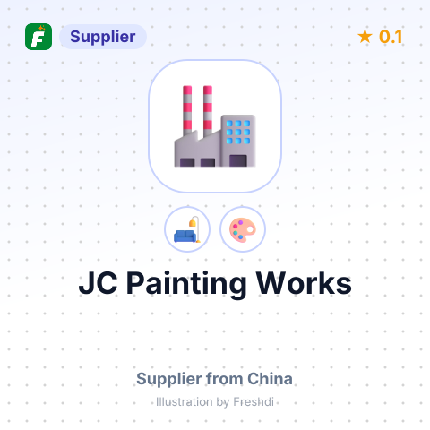 JC Painting Works – summary card, no photo uploaded yet