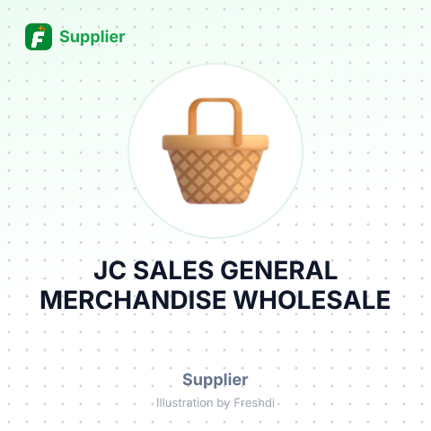 JC SALES GENERAL MERCHANDISE WHOLESALE – summary card, no photo uploaded yet