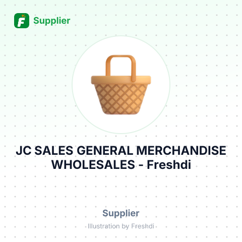 JC SALES GENERAL MERCHANDISE WHOLESALES – summary card, no photo uploaded yet