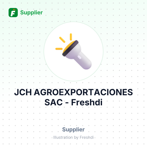 JCH AGROEXPORTACIONES SAC – summary card, no photo uploaded yet