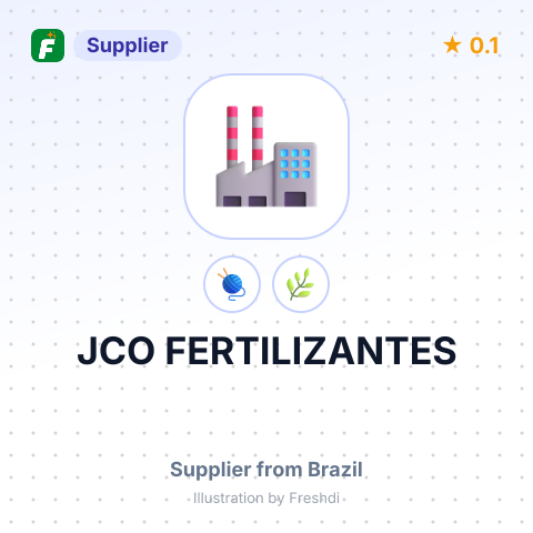 JCO FERTILIZANTES – summary card, no photo uploaded yet