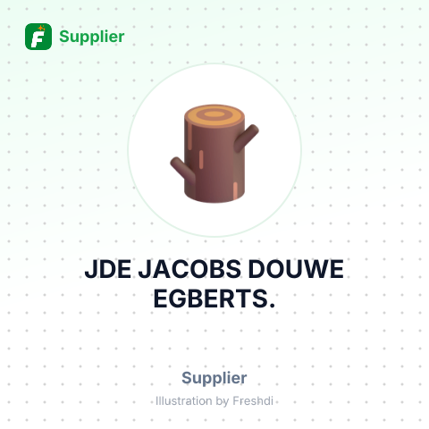 JDE JACOBS DOUWE EGBERTS. – summary card, no photo uploaded yet