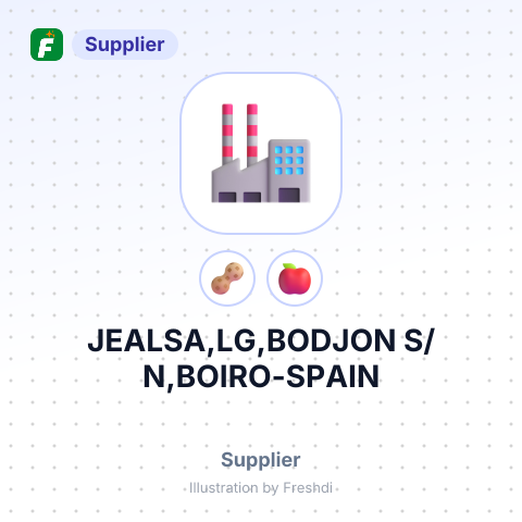 JEALSA,LG,BODJON S/N,BOIRO-SPAIN – summary card, no photo uploaded yet