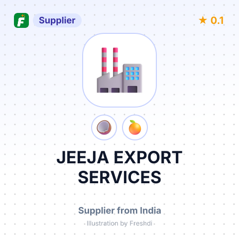 JEEJA EXPORT SERVICES – summary card, no photo uploaded yet