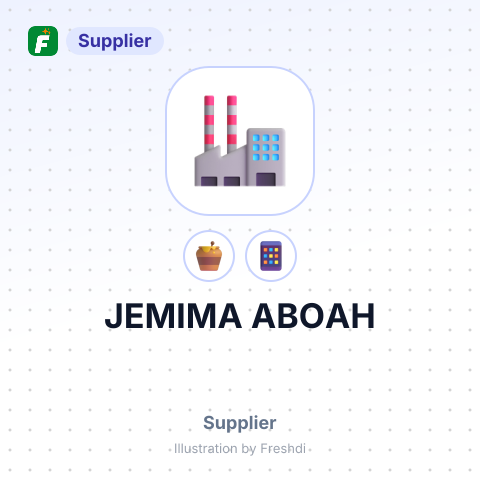 JEMIMA ABOAH – summary card, no photo uploaded yet