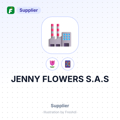 JENNY FLOWERS S.A.S – summary card, no photo uploaded yet
