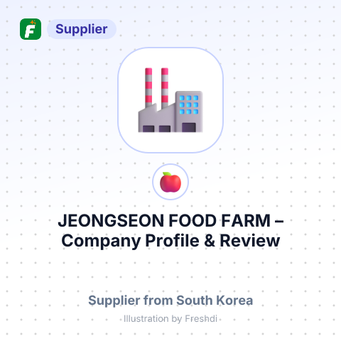 JEONGSEON FOOD FARM – summary card, no photo uploaded yet