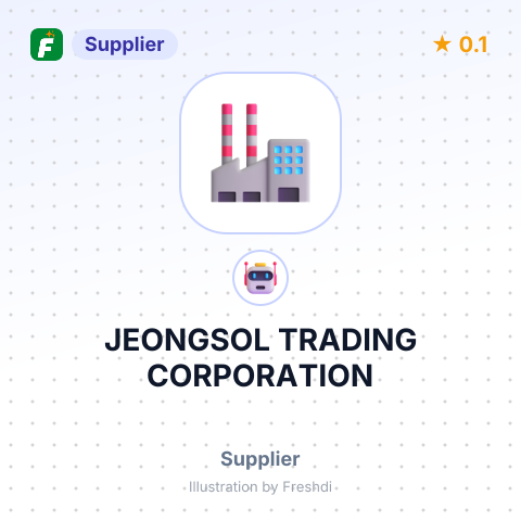 JEONGSOL TRADING CORPORATION – summary card, no photo uploaded yet