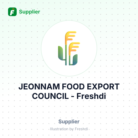 JEONNAM FOOD EXPORT COUNCIL – summary card, no photo uploaded yet