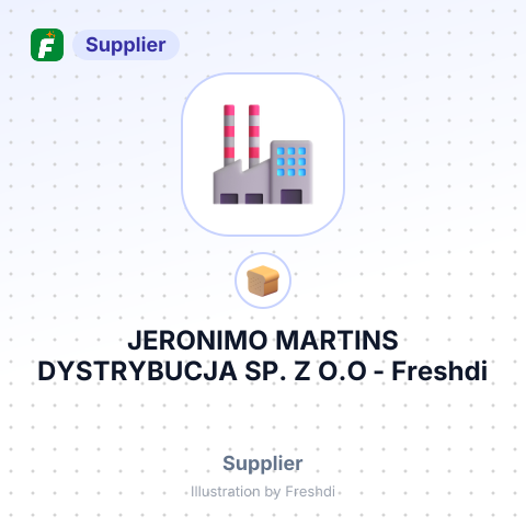 JERONIMO MARTINS DYSTRYBUCJA SP. Z O.O – summary card, no photo uploaded yet