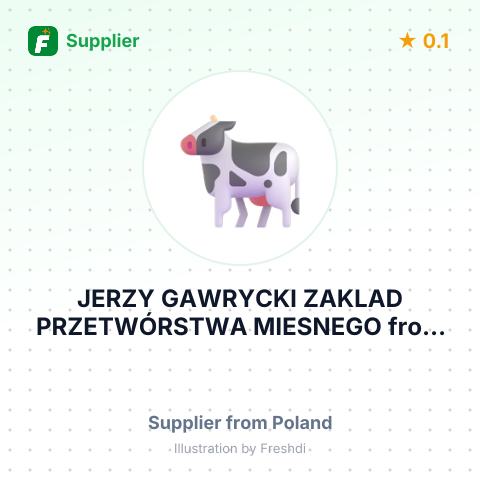 JERZY GAWRYCKI ZAKLAD PRZETWÓRSTWA MIESNEGO – summary card, no photo uploaded yet