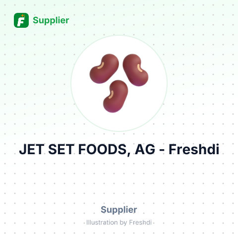 JET SET FOODS, AG – summary card, no photo uploaded yet