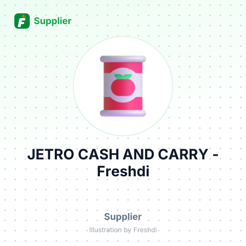 JETRO CASH AND CARRY – summary card, no photo uploaded yet