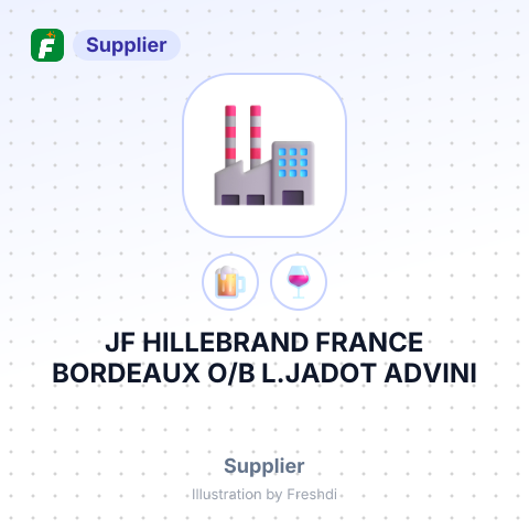 JF HILLEBRAND FRANCE BORDEAUX O/B L.JADOT ADVINI – summary card, no photo uploaded yet