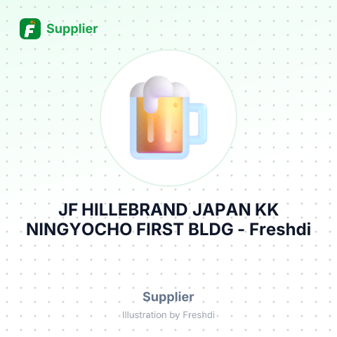 JF HILLEBRAND JAPAN KK NINGYOCHO FIRST BLDG – summary card, no photo uploaded yet
