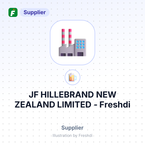 JF HILLEBRAND NEW ZEALAND LIMITED – summary card, no photo uploaded yet