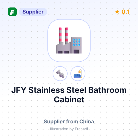 JFY Stainless Steel Bathroom Cabinet – summary card, no photo uploaded yet