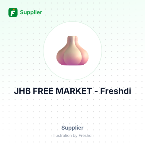JHB FREE MARKET – summary card, no photo uploaded yet