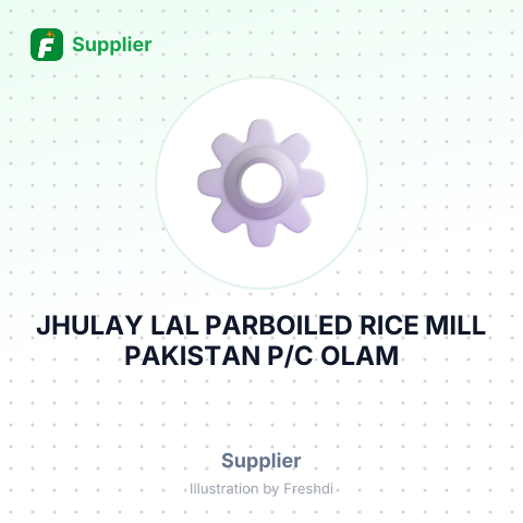 JHULAY LAL PARBOILED RICE MILL , PAKISTAN P/C OLAM GLOBAL AGRI PTE LTD – summary card, no photo uploaded yet