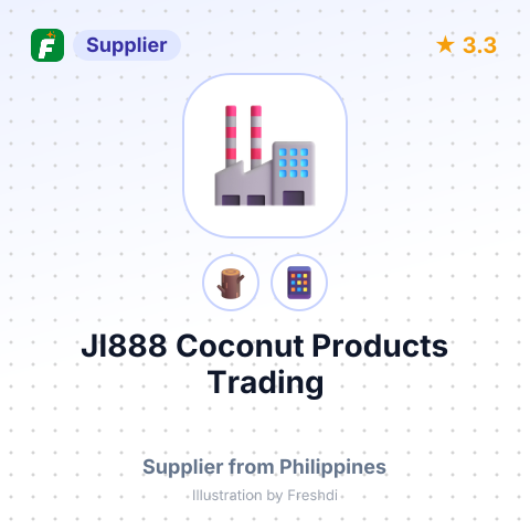 JI888 Coconut Products Trading – summary card, no photo uploaded yet