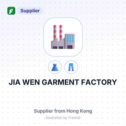 JIA WEN GARMENT FACTORY – summary card, no photo uploaded yet