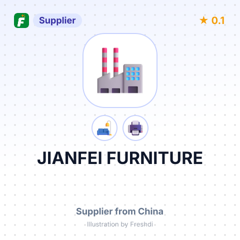 JIANFEI FURNITURE – summary card, no photo uploaded yet