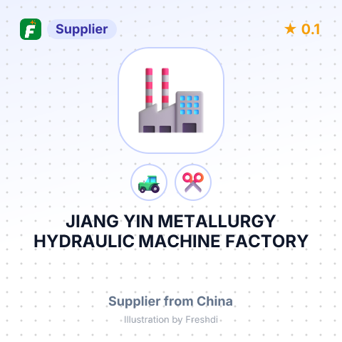 JIANG YIN METALLURGY HYDRAULIC MACHINE FACTORY – summary card, no photo uploaded yet