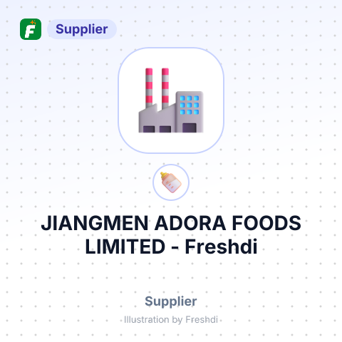 JIANGMEN ADORA FOODS LIMITED – summary card, no photo uploaded yet