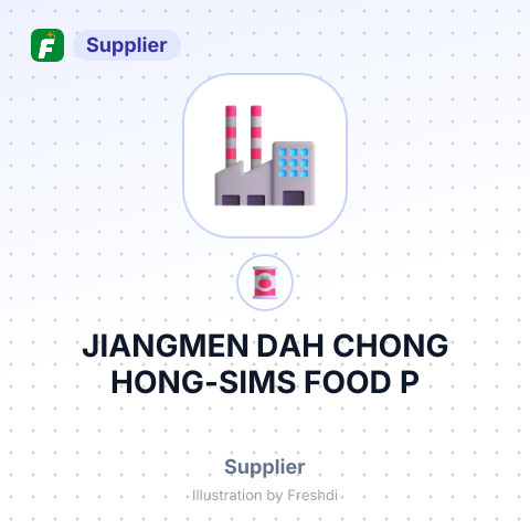 JIANGMEN DAH CHONG HONG-SIMS FOOD P – summary card, no photo uploaded yet
