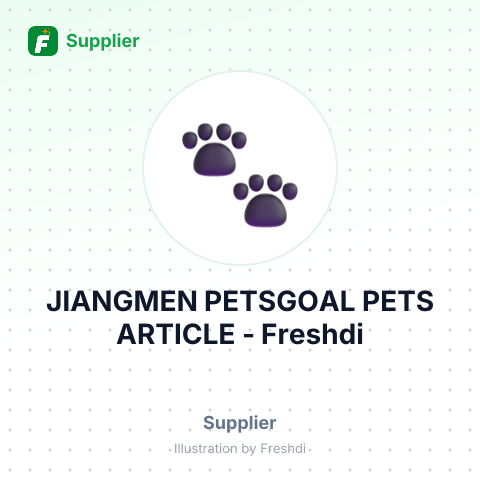 JIANGMEN PETSGOAL PETS ARTICLE – summary card, no photo uploaded yet